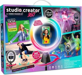 Studio Creator 360° Rotating Studio - videostudiosetti cena un informācija | Attīstošās rotaļlietas | 220.lv