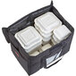 Termopiegādes maisiņš picas pusdienu kastītes transportēšanai 53,5 x 35,5 x 43 cm 10148051 cena un informācija | Trauki pārtikas uzglabāšanai | 220.lv