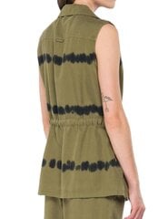 Женская льняная рубашка без рукавов Replay W2052-84078T-S, цвета хаки  цена и информация | Женские блузки, рубашки | 220.lv