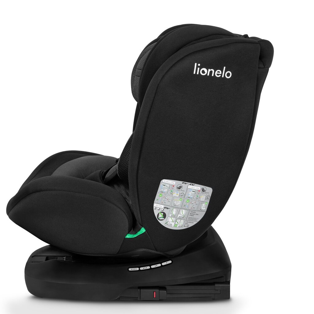 Autokrēsliņš Lionelo Bastiaan I-size, 0-36 kg, Black Grey cena un informācija | Autokrēsliņi | 220.lv