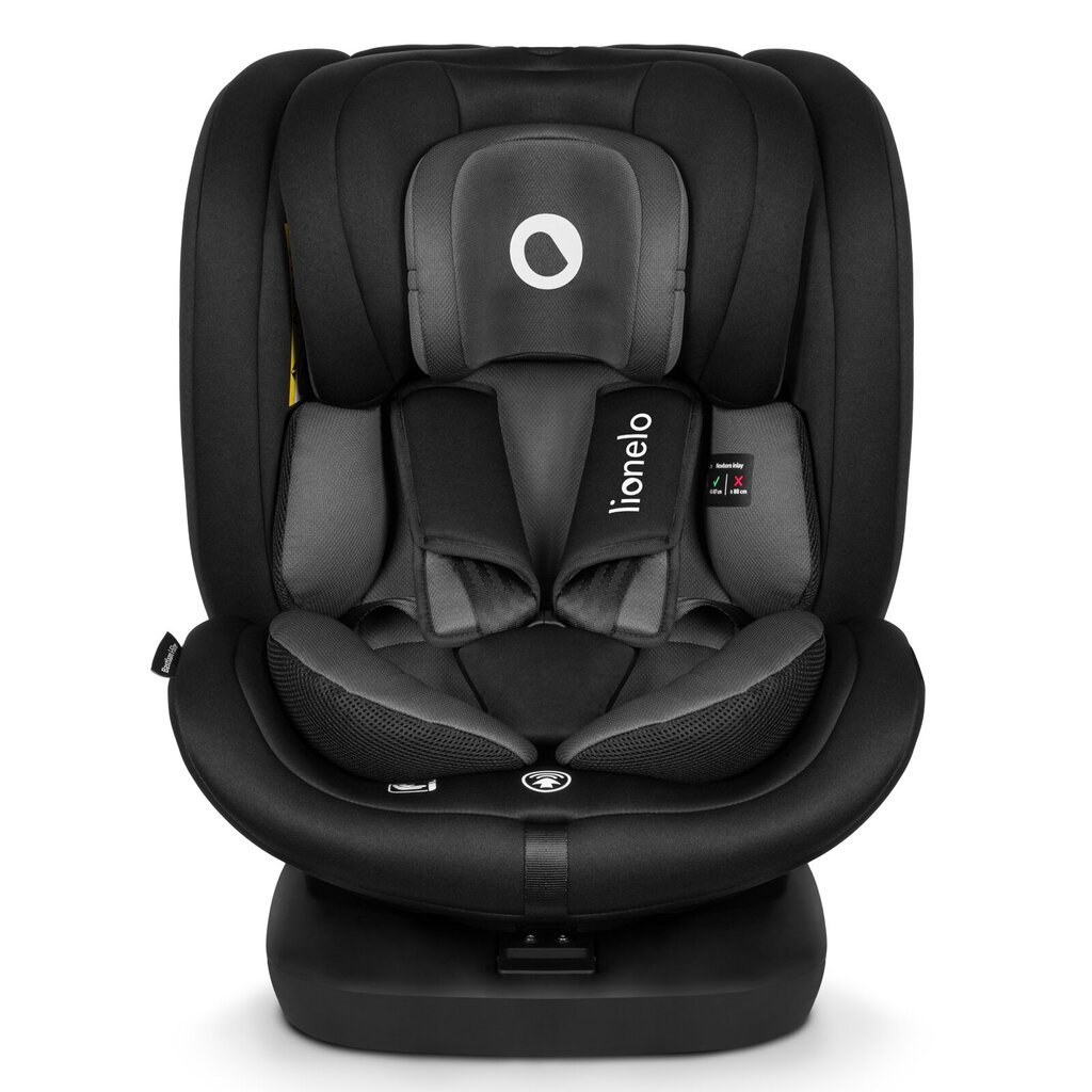 Autokrēsliņš Lionelo Bastiaan I-size, 0-36 kg, Black Grey cena un informācija | Autokrēsliņi | 220.lv