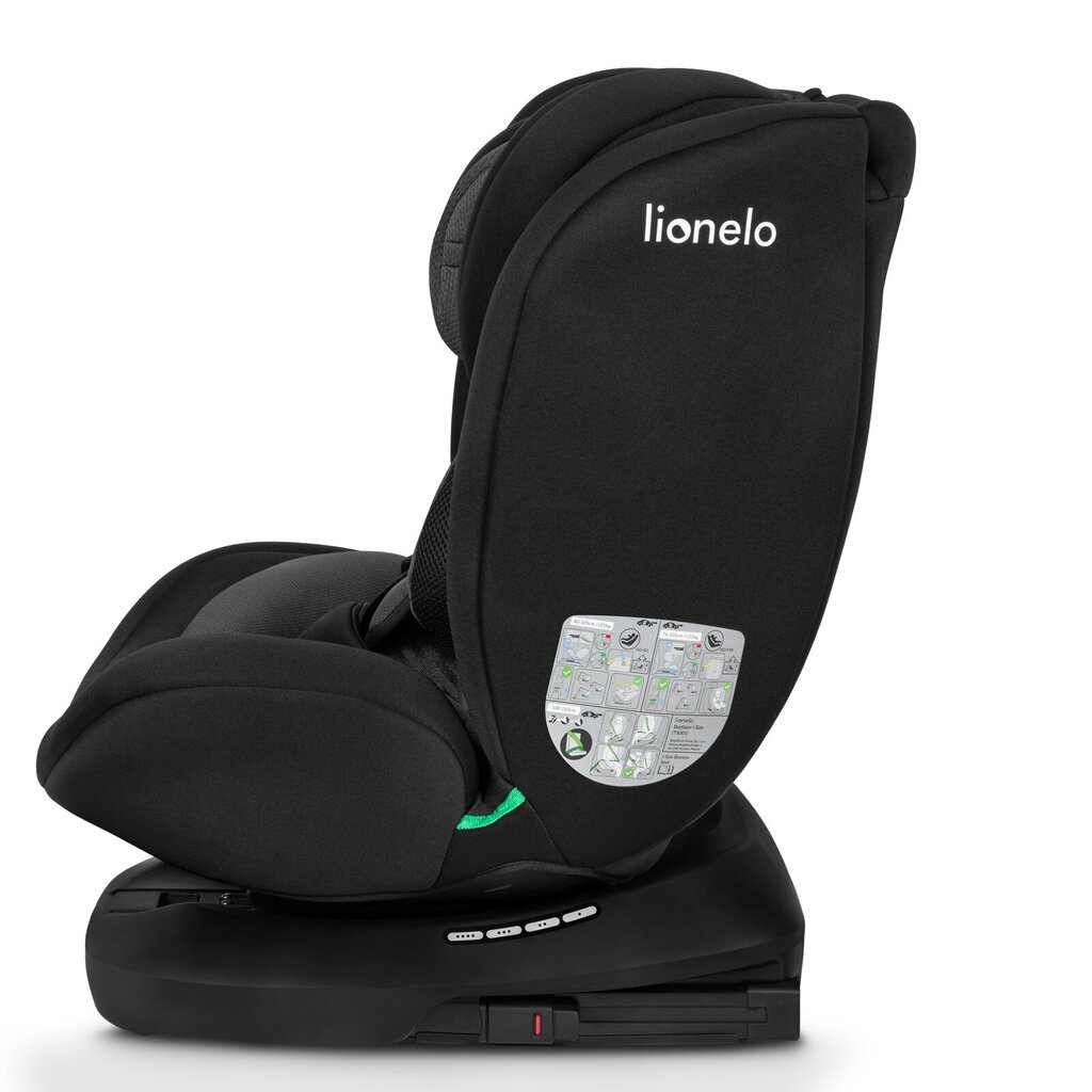 Autokrēsliņš Lionelo Bastiaan I-size, 0-36 kg, Black Grey cena un informācija | Autokrēsliņi | 220.lv