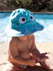 Шляпа для защиты от солнца UPF50+ 3-6 месяцев Octopus / Zoocchini цена и информация | Шапки, перчатки, шарфики для новорожденных | 220.lv