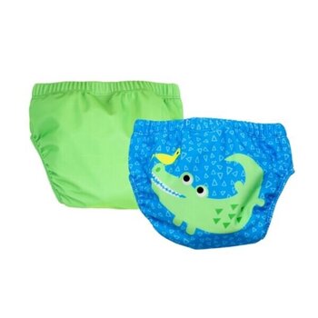 2 упаковки подгузников для плавания 7-10 кг Alligator / Zoocchini цена и информация | Купальники, плавки для малышей | 220.lv