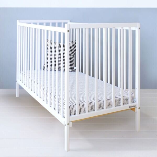 Bērnu gultiņa Woodie Dream, balta цена и информация | Zīdaiņu gultas | 220.lv