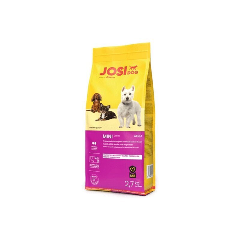 Josera JosiDog Mini mazo šķirņu suņiem, ar vistu un pīli, 2,7 kg цена и информация | Sausā barība suņiem | 220.lv