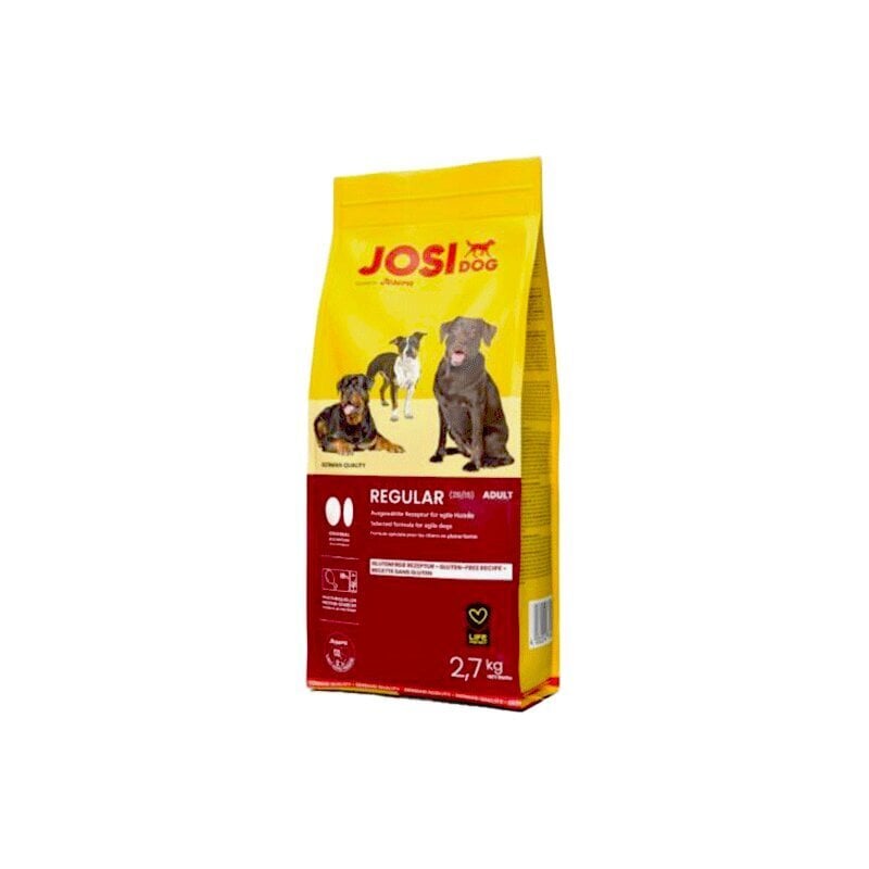 Josera Josidog Regular pieaugušiem suņiem, ar mājputniem, 2,7 kg цена и информация | Sausā barība suņiem | 220.lv