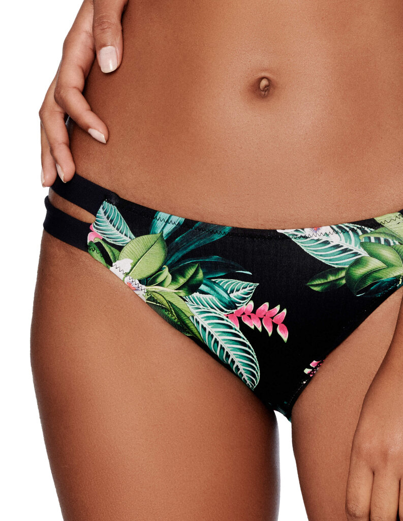 Bikini biksītes sievietēm Esotiq Tropical, melnas cena un informācija | Peldkostīmi | 220.lv