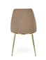 2-u krēslu komplekts K460, smilškrāsas/zeltains cena un informācija | Virtuves un ēdamistabas krēsli | 220.lv