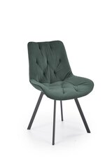 Комплект из 2-х стульев K519, зеленый/черный цвет цена и информация | Стулья для кухни и столовой | 220.lv