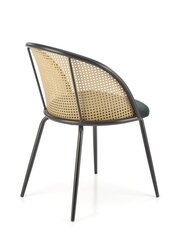 Комплект из 4-х стульев K508, зеленый/черный цвет цена и информация | Стулья для кухни и столовой | 220.lv