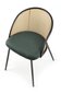 4-u krēslu komplekts K508, zaļš/melns cena un informācija | Virtuves un ēdamistabas krēsli | 220.lv