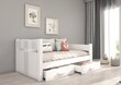 Bērnu gulta Adrk Furniture Bibi, balta цена и информация | Bērnu gultas | 220.lv