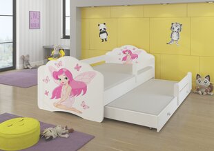 Bērnu gulta Adrk Furniture Casimo II, balta cena un informācija | Bērnu gultas | 220.lv