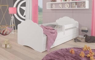 Bērnu gulta Adrk Furniture Casimo, balta cena un informācija | Bērnu gultas | 220.lv