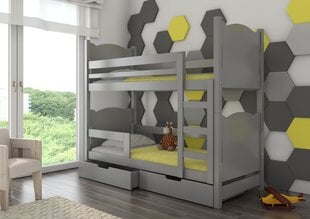 Детская кровать ADRK Furniture Maraba, серый цвет цена и информация | Детские кровати | 220.lv
