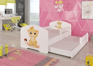 Кровать детская ADRK Furniture Pepe II, белый цвет цена и информация | Детские кровати | 220.lv