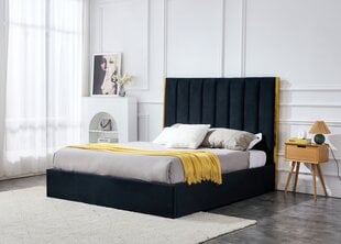 Кровать Palazzo 160х200 см, черный цвет цена и информация | Кровати | 220.lv