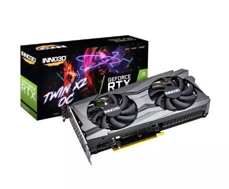 Inno3D GeForce RTX 3060 Twin X2 OC (N30602-12D6X-11902120H) cena un informācija | Videokartes (GPU) | 220.lv