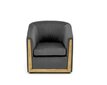 Viesistabas krēsls Halmar Enrico, melns cena un informācija | Atpūtas krēsli | 220.lv