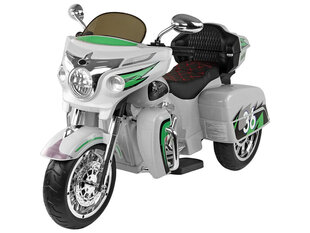Vienvietīgs trīsriteņu elektriskais motocikls bērniem Goldwing NEL-R1800GS, pelēks cena un informācija | Bērnu elektroauto | 220.lv