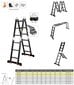 Saliekamās kāpnes Bauswern, 4 x 4 цена и информация | Rokas instrumenti | 220.lv