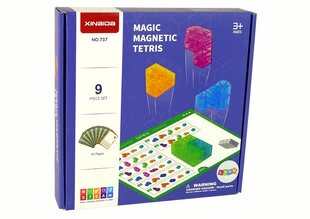 Maģiskais magnētiskais kubs, 9 gab. cena un informācija | Konstruktori | 220.lv