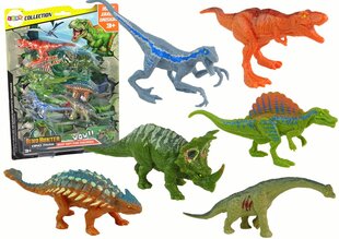 Dinozauru komplekts, 6 gab., krāsains cena un informācija | Rotaļlietas zēniem | 220.lv