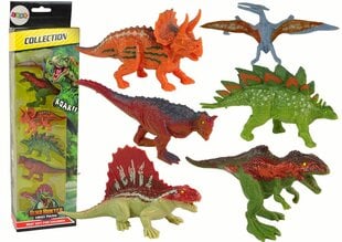 Dinozauru figūriņu komplekts, 6 gab. cena un informācija | Rotaļlietas zēniem | 220.lv