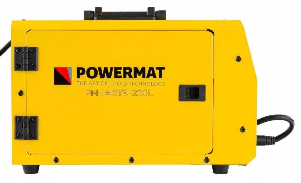 Metināšanas invertors Powermat 220A MIG/MAG/MMA/TIG Synergy FLUX cena un informācija | Metināšanas iekārtas, lodāmuri | 220.lv