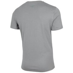 T-krekls vīriešiem 4F M H4Z22TSM029 24S, pelēks cena un informācija | Vīriešu T-krekli | 220.lv