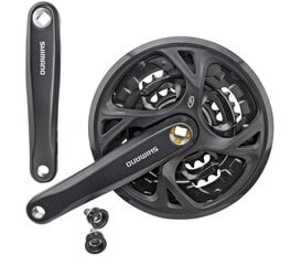 Priekšējā ķēdes rata bloks Shimano Altus FC-M371-44T 22T cena un informācija | Citas velosipēdu rezerves daļas | 220.lv