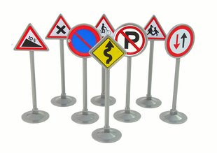 Set of Road Signs Lights Sounds 23 cm цена и информация | Развивающие игрушки | 220.lv