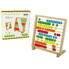 School abacus wooden colorful beads cena un informācija | Attīstošās rotaļlietas | 220.lv