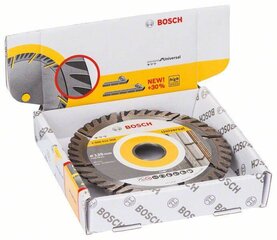 Dimanta griešanas disks Bosch, 125 mm, 10 gab cena un informācija | Rokas instrumenti | 220.lv