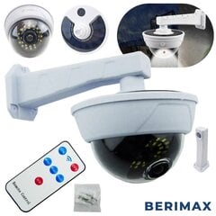 Imitācijas kamera + tālvadības pults ar apgaismojumu Berimax IRL6 Solar BRM_0204009 cena un informācija | Novērošanas kameras | 220.lv