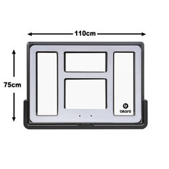 Баскетбольная доска 110х75см, поликарбонат цена и информация | Другие баскетбольные товары | 220.lv