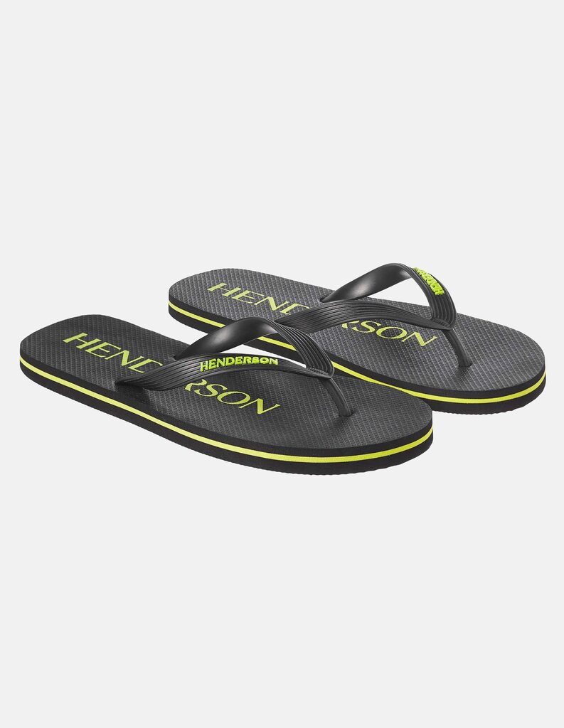 Pludmales čības vīriešiem Henderson Hudson Beach Flip Flops, melnas цена и информация | Vīriešu iešļūcenes, čības, sandales | 220.lv