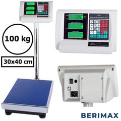 Platformas svari Berimax PF100 BRM_5907451318379, 100 kg cena un informācija | Industriālie svari | 220.lv