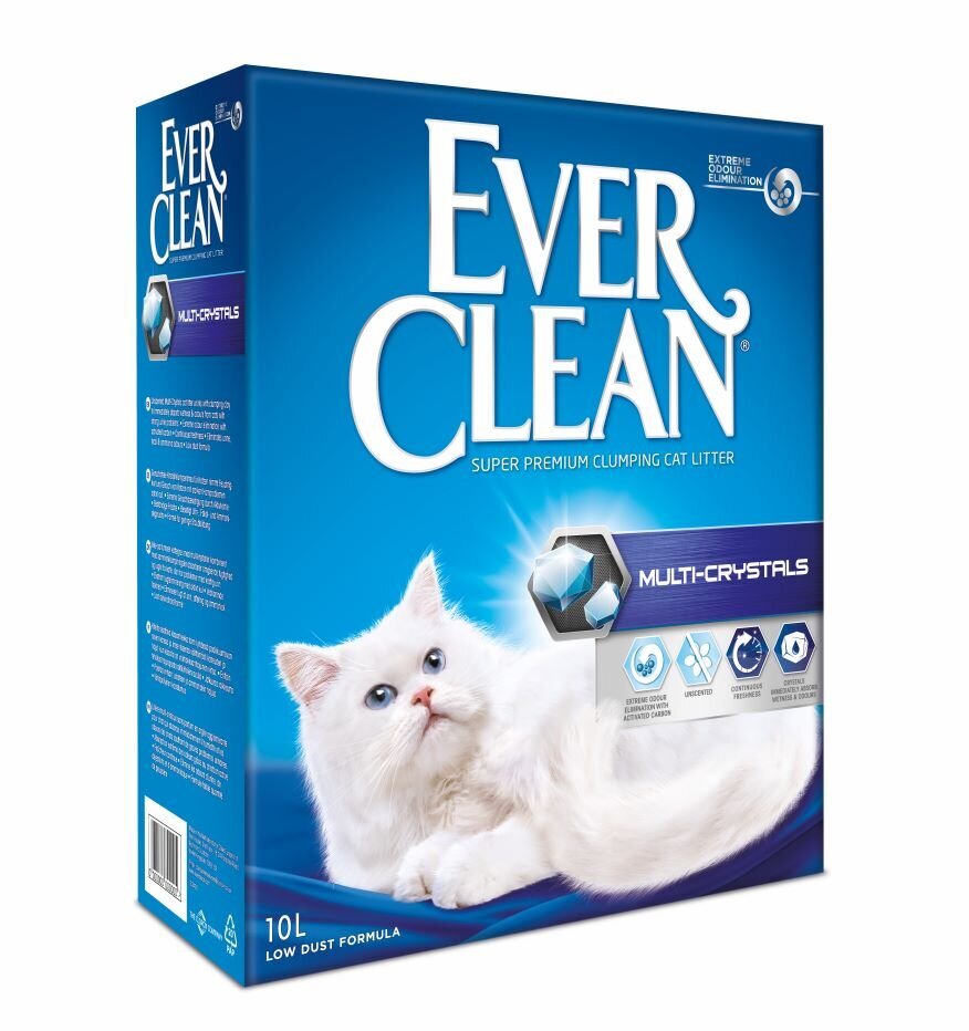 Kaķu pakaiši Ever Clean Multi-Crystals, 10 L cena un informācija | Smiltis un pakaiši | 220.lv