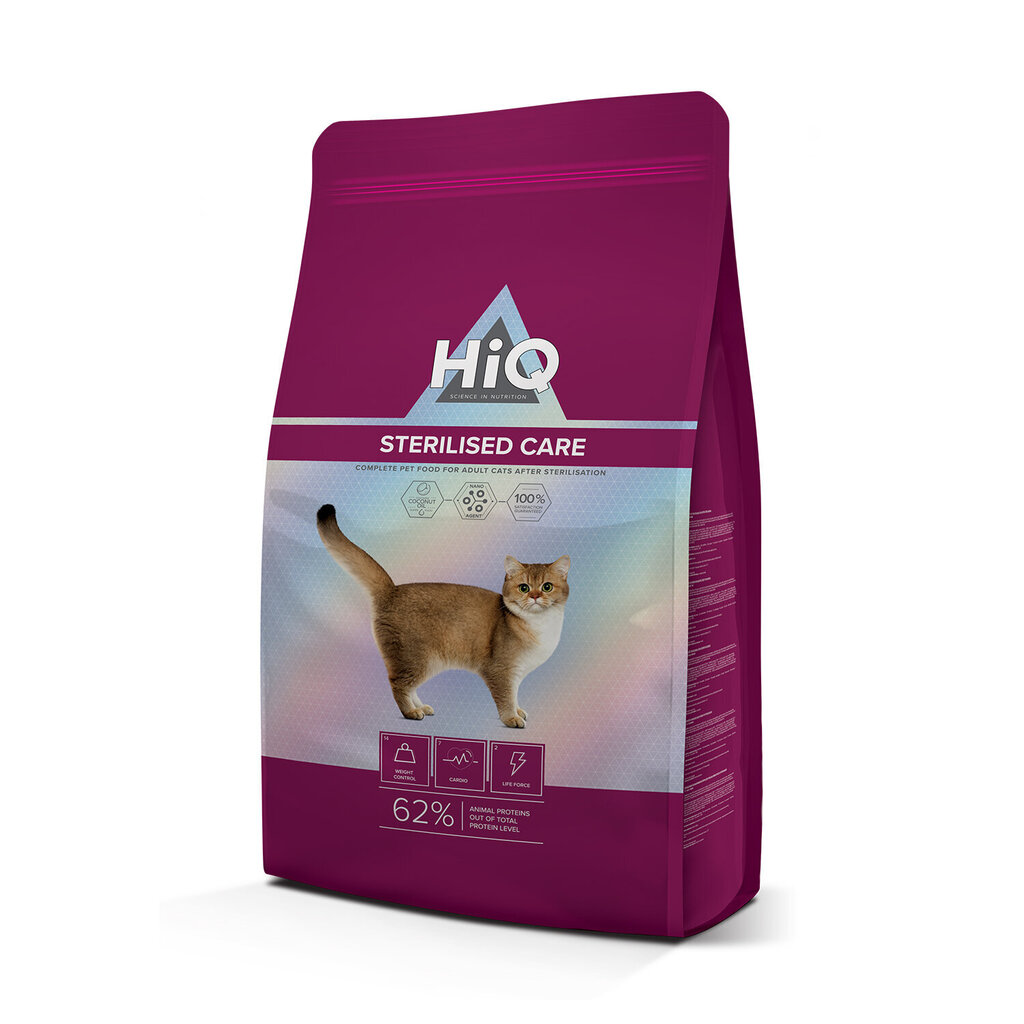 HiQ Sterilised care pieaugušiem sterilizētiem kaķiem, 1.8 kg cena un informācija | Sausā barība kaķiem | 220.lv