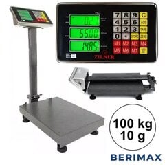 Platformas svari Berimax 1001BSFM BRM_0105032, 100 kg cena un informācija | Industriālie svari | 220.lv