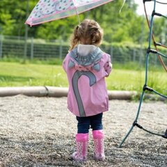 Gumijas apavi meitenēm PlayShoes, rozā цена и информация | Резиновые сапоги детские | 220.lv