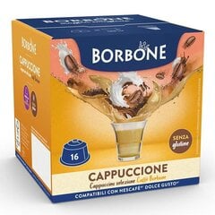 Кофейный напиток в капсулах Borbone Cappuccione для капсульных машин Dolce Gusto 16 шт. цена и информация | Кофе, какао | 220.lv