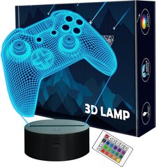 Nakts gaismas mājas dekorēšanas lampa Lightzz 3D spēļu pults cena un informācija | Lampas bērnu istabai | 220.lv