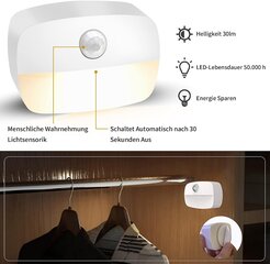 Naktslampiņa ar kustības sensoru AmmToo cena un informācija | Lampas bērnu istabai | 220.lv