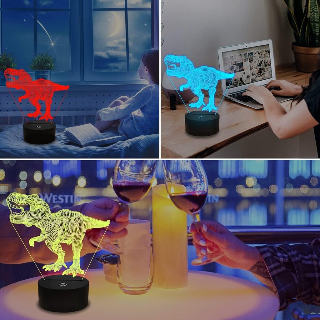 Nakts gaisma mājas dekorēšanai Fullosun Unicorn 3D Night Light cena un informācija | Lampas bērnu istabai | 220.lv