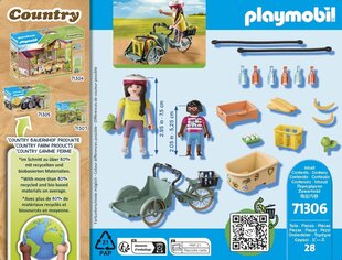 71306 PLAYMOBIL® Country, Lauku kravas velosipēds cena un informācija | Konstruktori | 220.lv