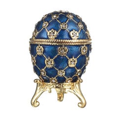 Faberžē stila imperatora kronēšanas ola, dārglietu kastīte ar karieti cena un informācija | Citas oriģinālas dāvanas | 220.lv