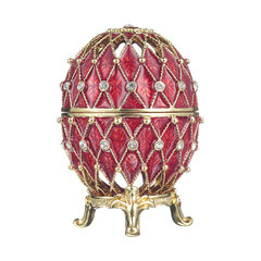 Faberžē stila griezta ola, dārglietu kastīte cena un informācija | Citas oriģinālas dāvanas | 220.lv
